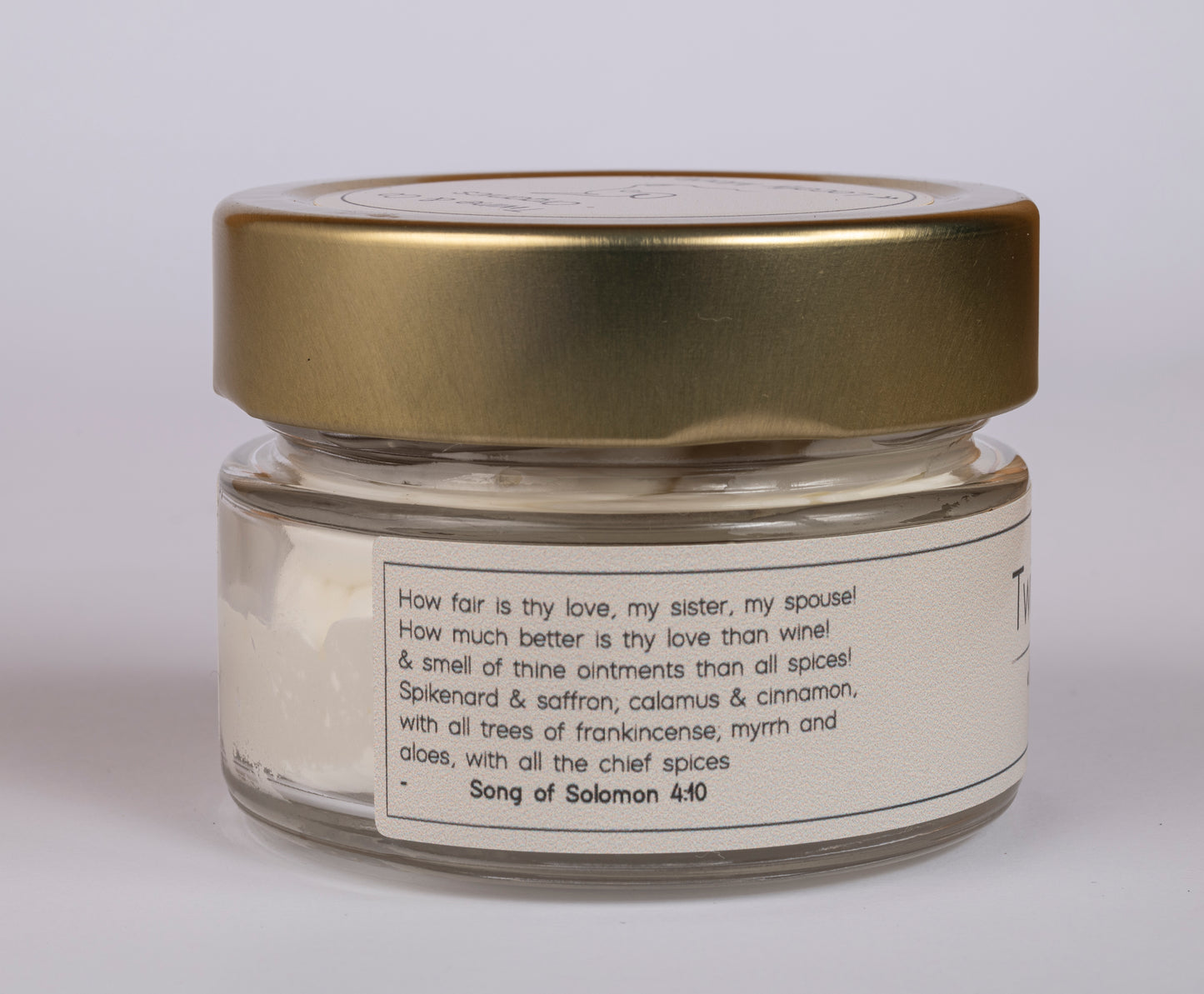 Tallow Face Balm - bergamot & Vanilla