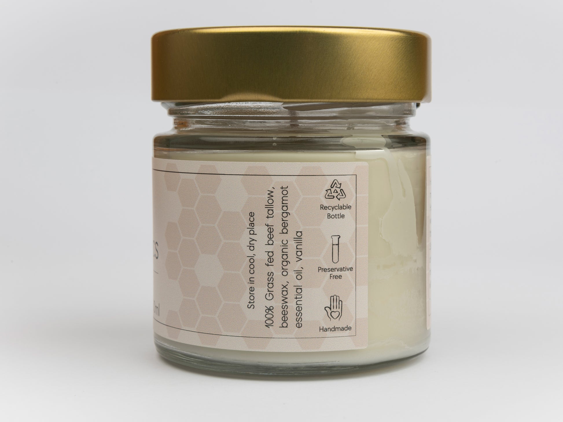 Beeswax And Tallow Candle - Twine Organics Company